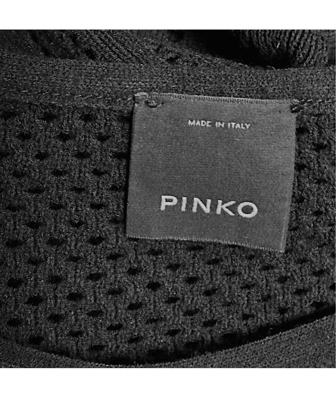 PINKO Черный вискозный джемпер / свитер, фото 3
