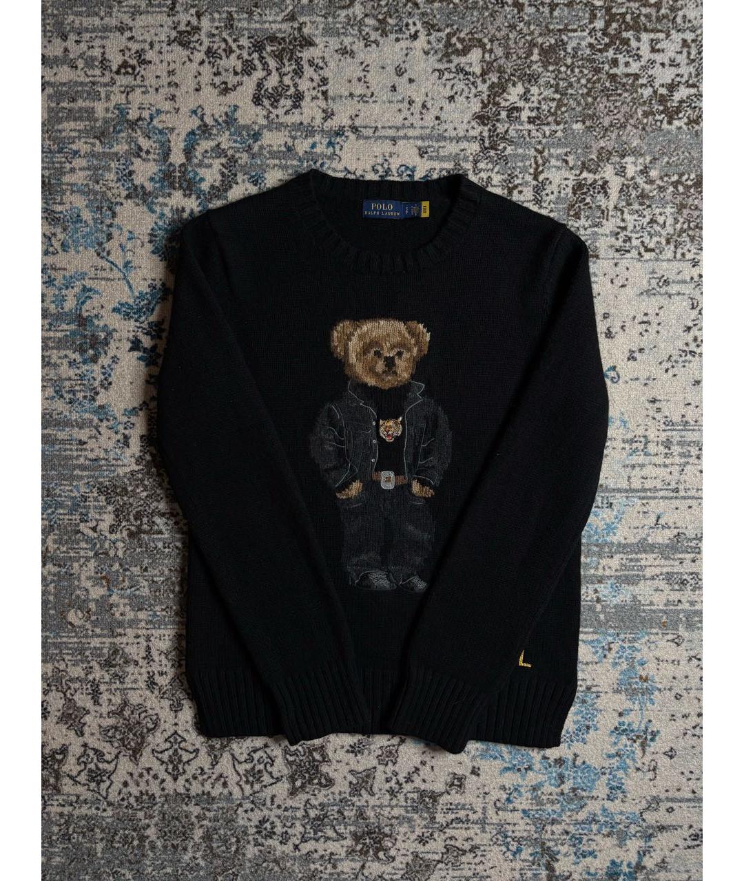 POLO RALPH LAUREN Черный шерстяной джемпер / свитер, фото 2