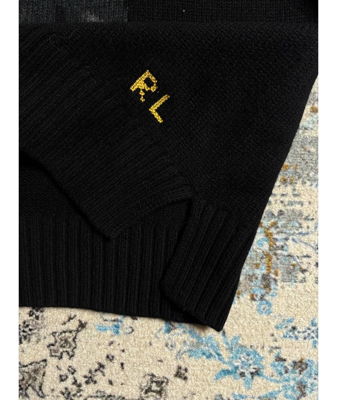 POLO RALPH LAUREN Черный шерстяной джемпер / свитер, фото 7
