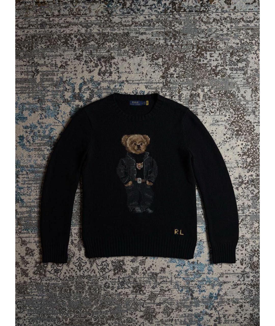 POLO RALPH LAUREN Черный шерстяной джемпер / свитер, фото 8