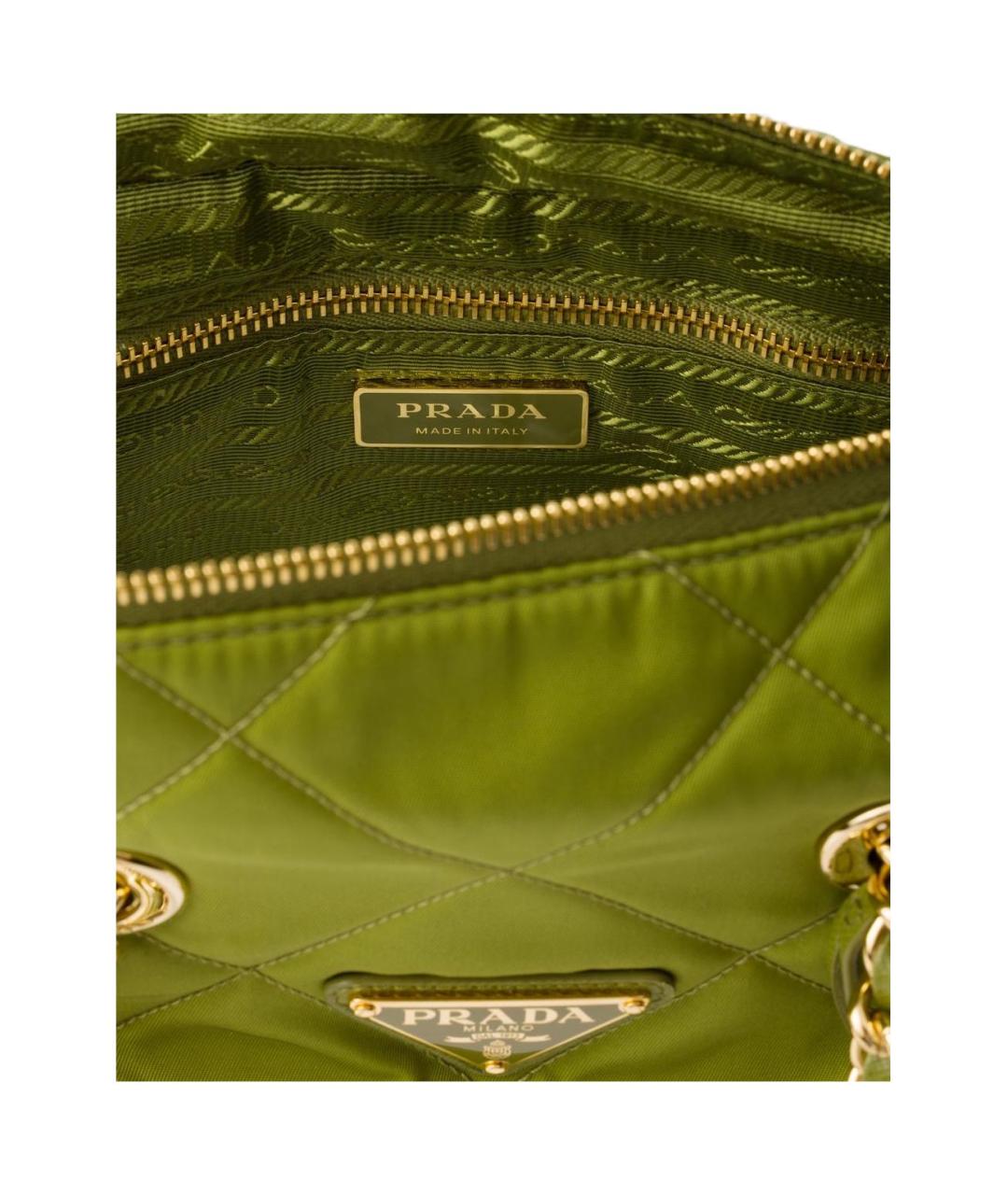 PRADA Зеленая сумка через плечо, фото 4