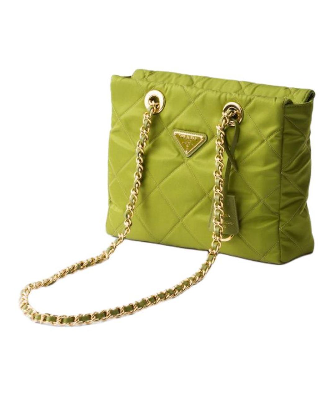 PRADA Зеленая сумка через плечо, фото 2