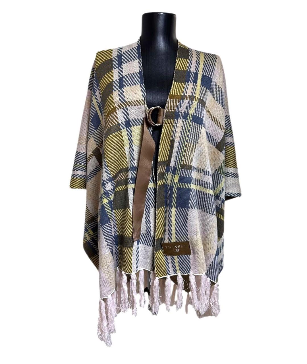 TWIN-SET Мульти полиэстеровый кардиган, фото 9