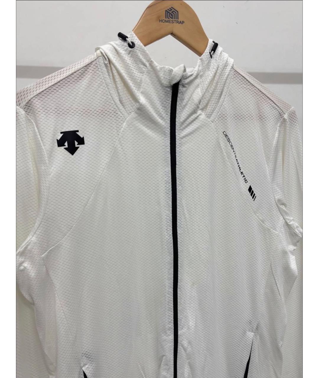 DESCENTE Белая полиуретановая спортивная куртка, фото 4