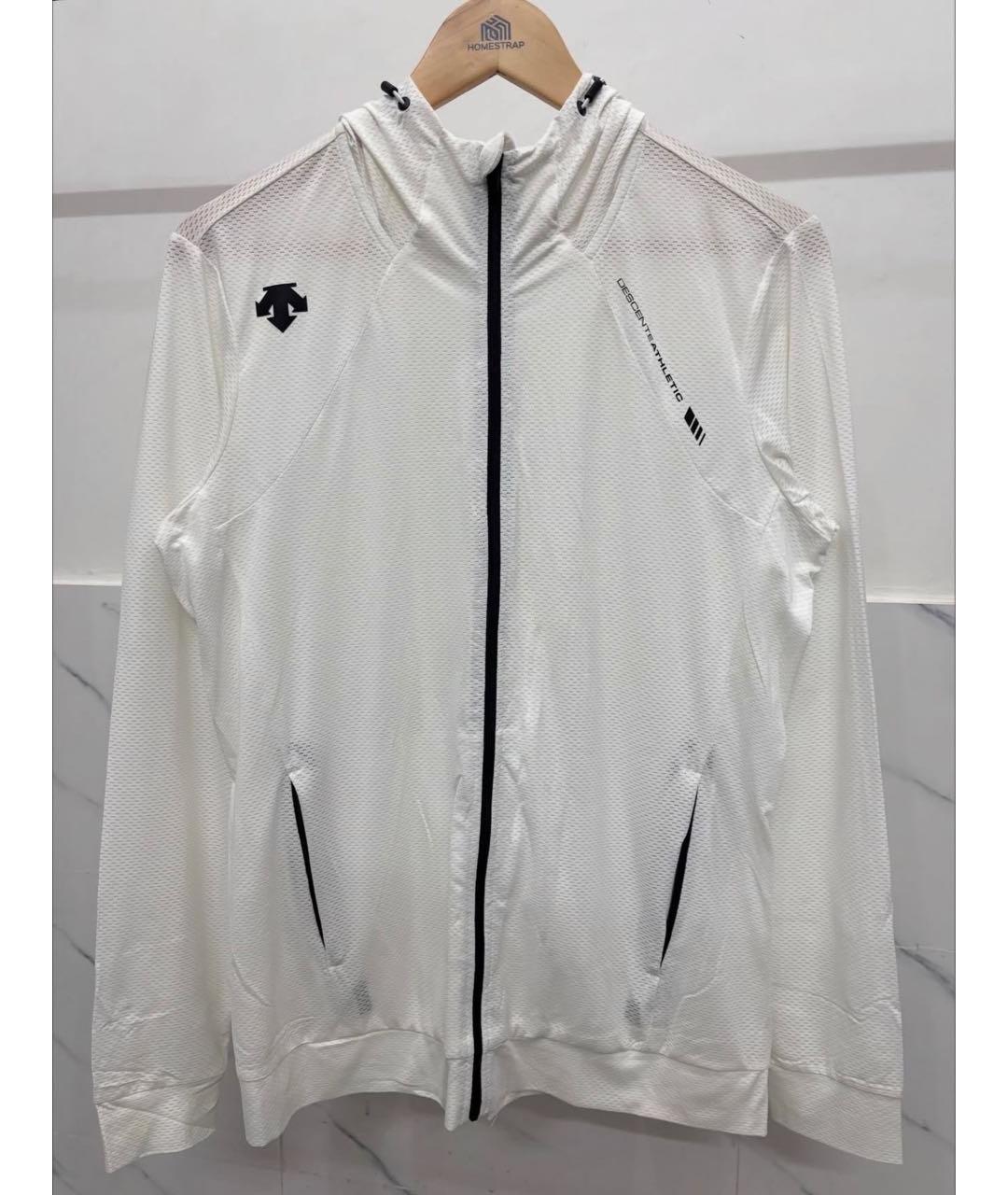 DESCENTE Белая полиуретановая спортивная куртка, фото 6