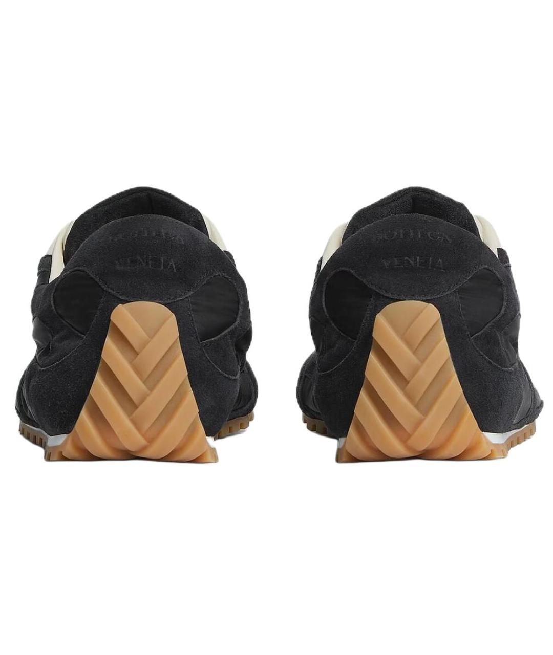 BOTTEGA VENETA Черные низкие кроссовки / кеды, фото 5