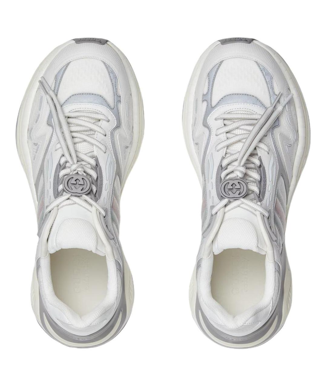 GUCCI Белые высокие кроссовки / кеды, фото 4