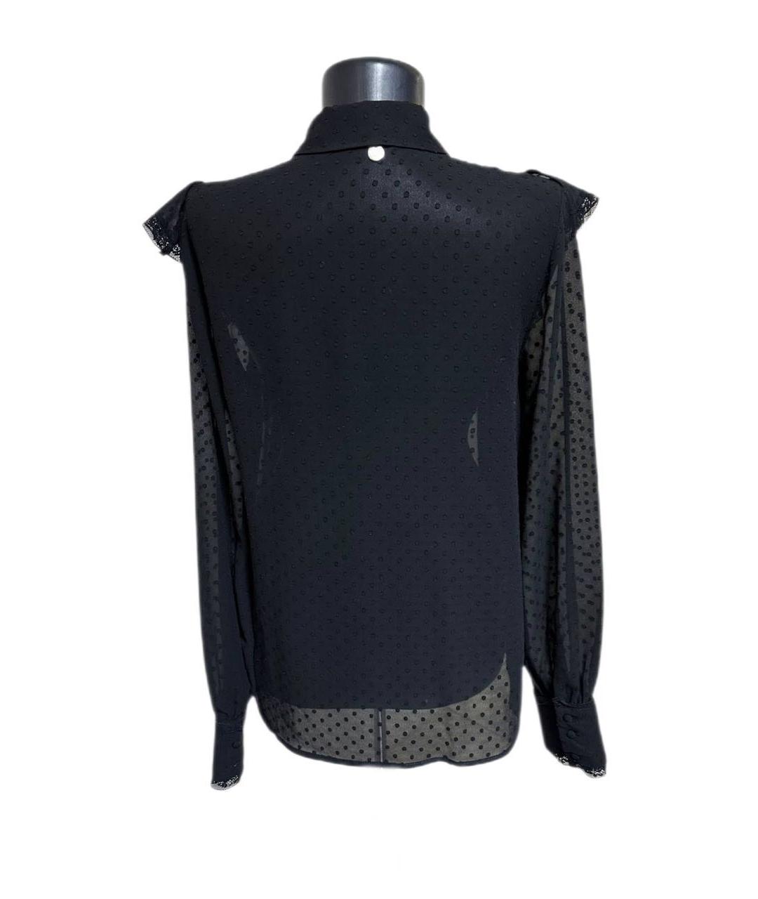 TWIN-SET Черная полиэстеровая блузы, фото 2