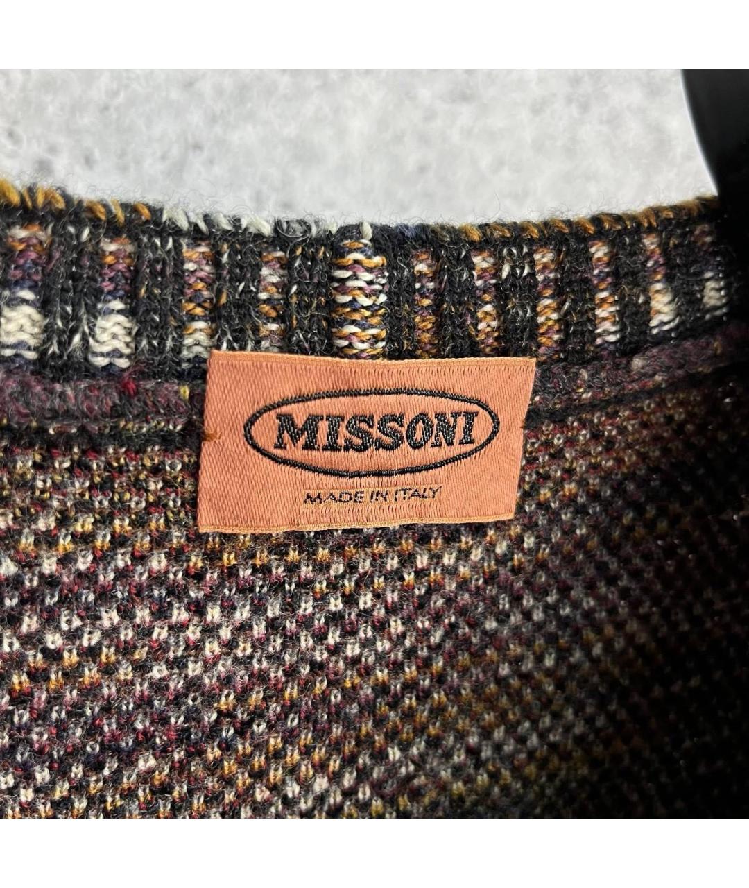 MISSONI Мульти шерстяной джемпер / свитер, фото 3