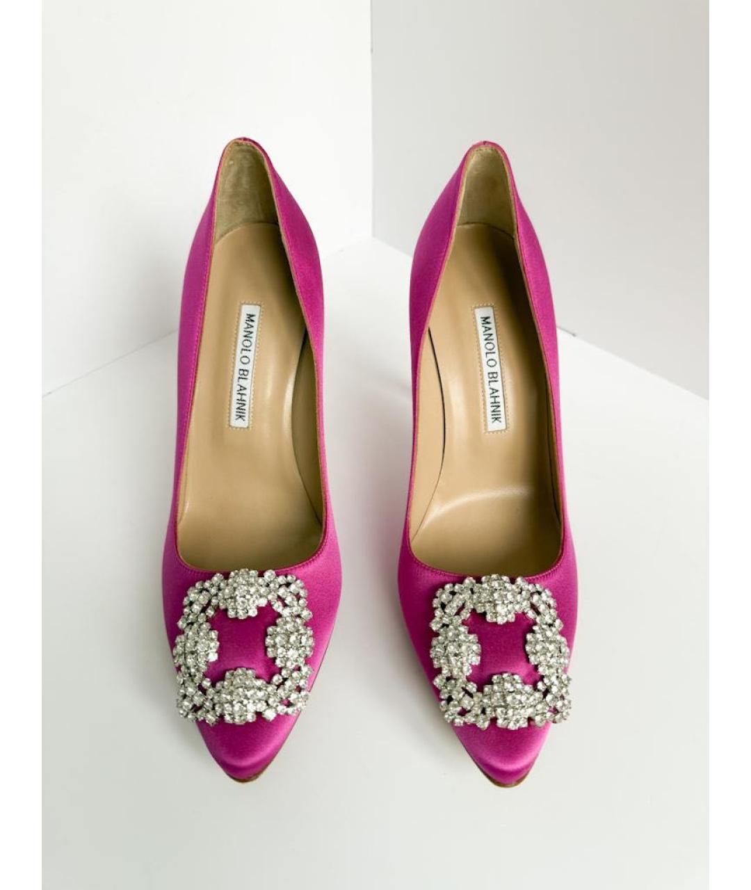 MANOLO BLAHNIK Фуксия туфли, фото 2