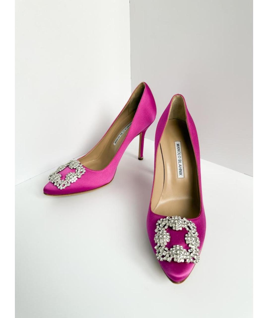 MANOLO BLAHNIK Фуксия туфли, фото 3