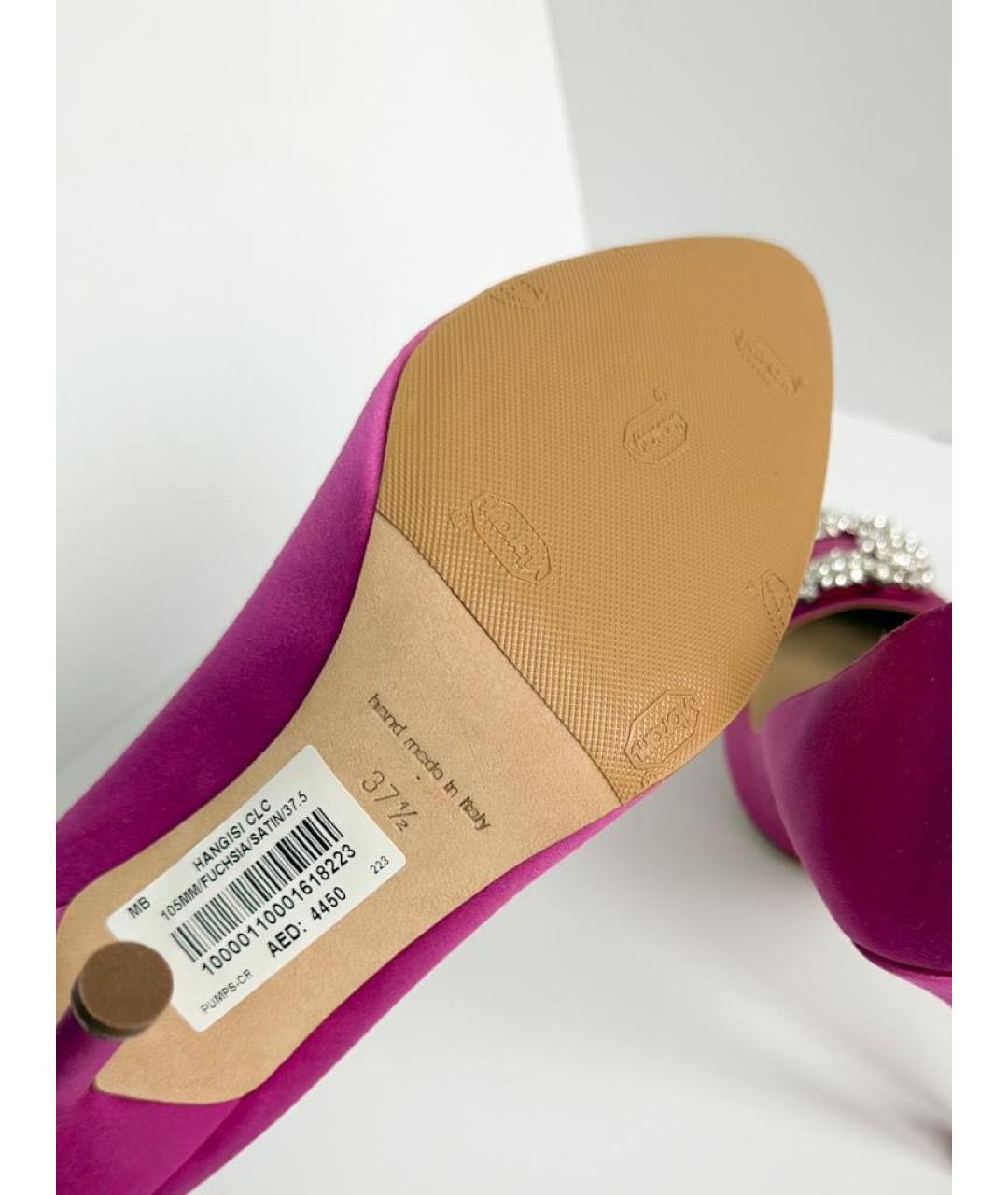 MANOLO BLAHNIK Фуксия туфли, фото 7