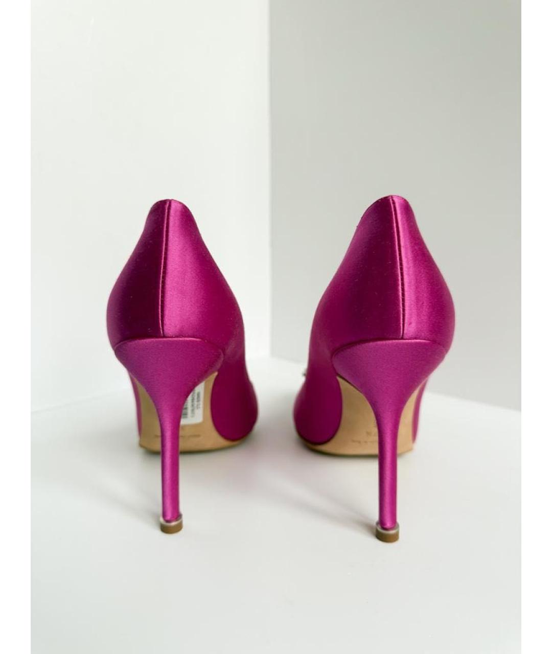 MANOLO BLAHNIK Фуксия туфли, фото 4