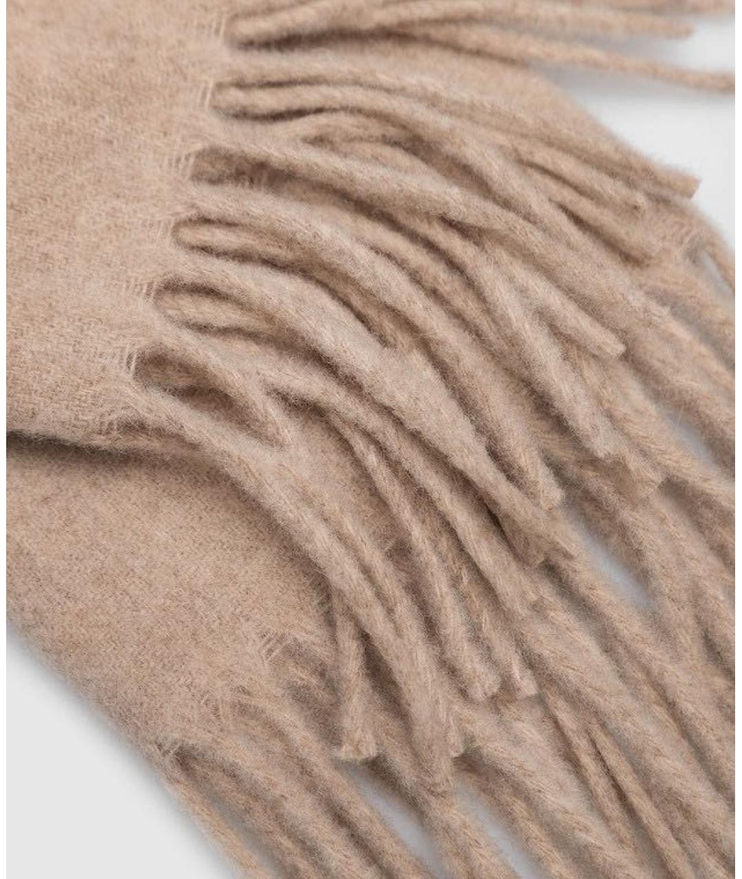 TOTEME Бежевый шерстяной шарф, фото 2