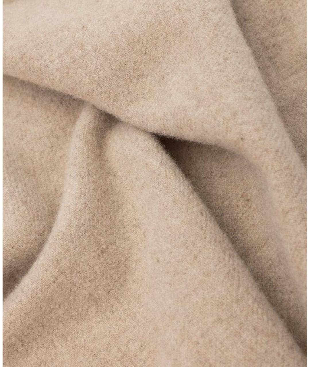 TOTEME Бежевый шерстяной шарф, фото 4