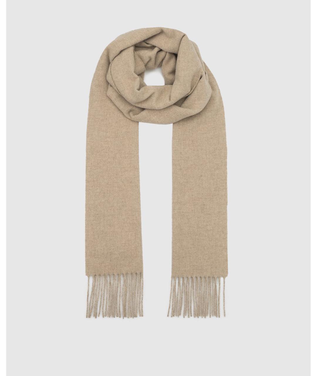 TOTEME Бежевый шерстяной шарф, фото 6