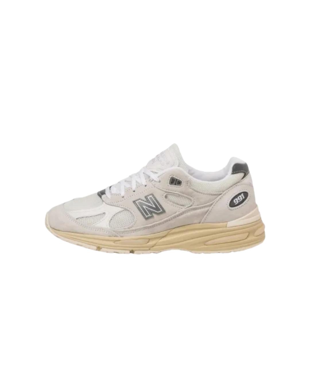 NEW BALANCE Бежевые замшевые кроссовки, фото 2