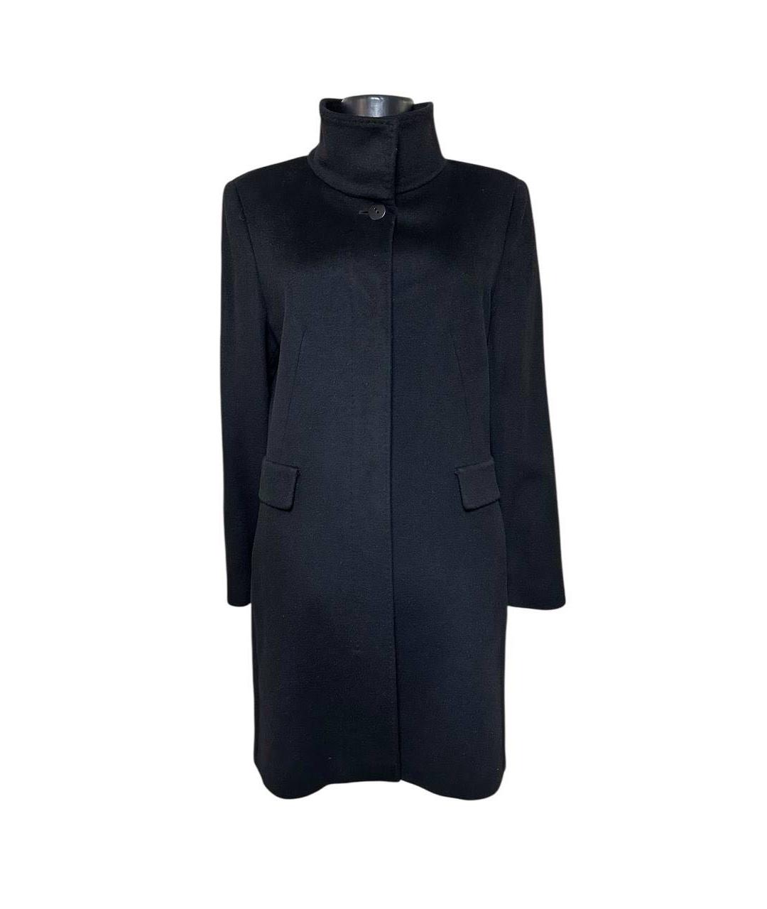 MAX MARA STUDIO Черное шерстяное пальто, фото 9