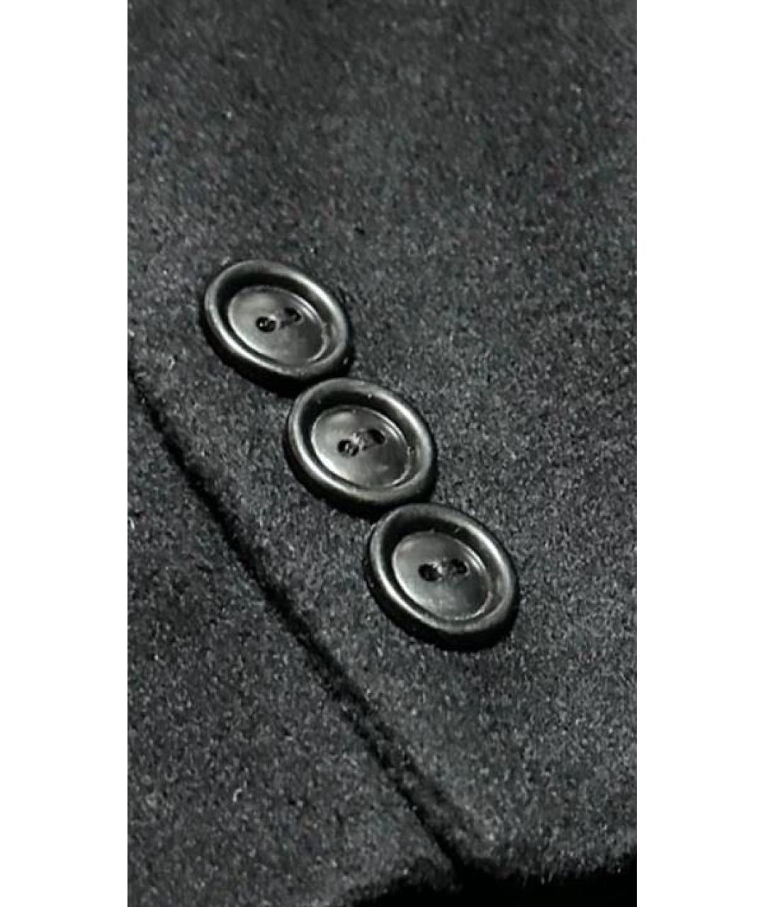 MAX MARA STUDIO Черное шерстяное пальто, фото 6