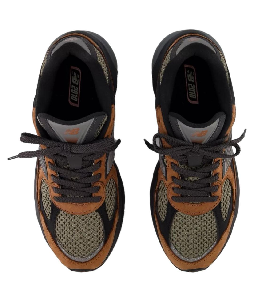 NEW BALANCE Коричневые замшевые высокие кроссовки / кеды, фото 4