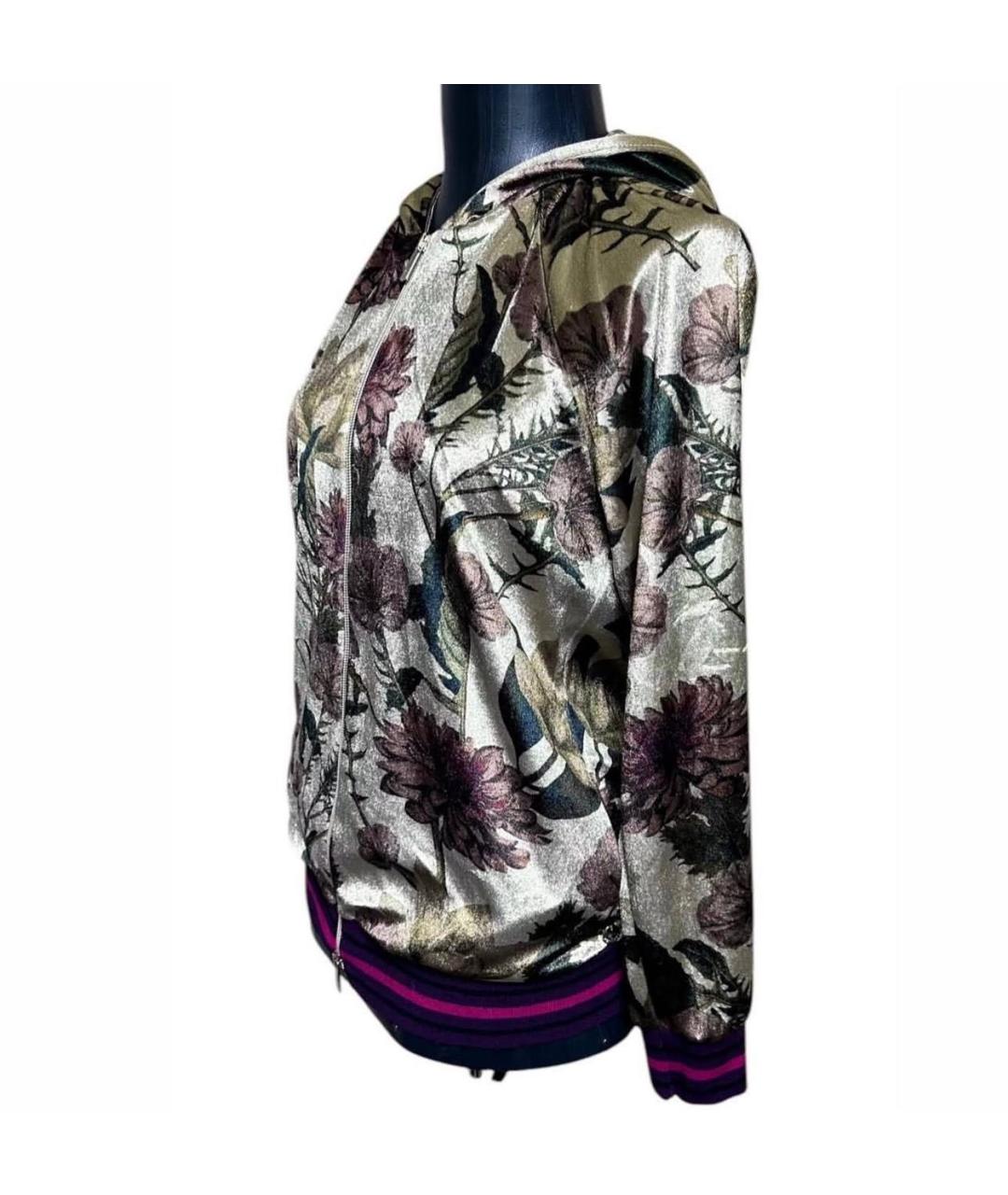 TWIN-SET Мульти велюровая спортивная куртка, фото 5