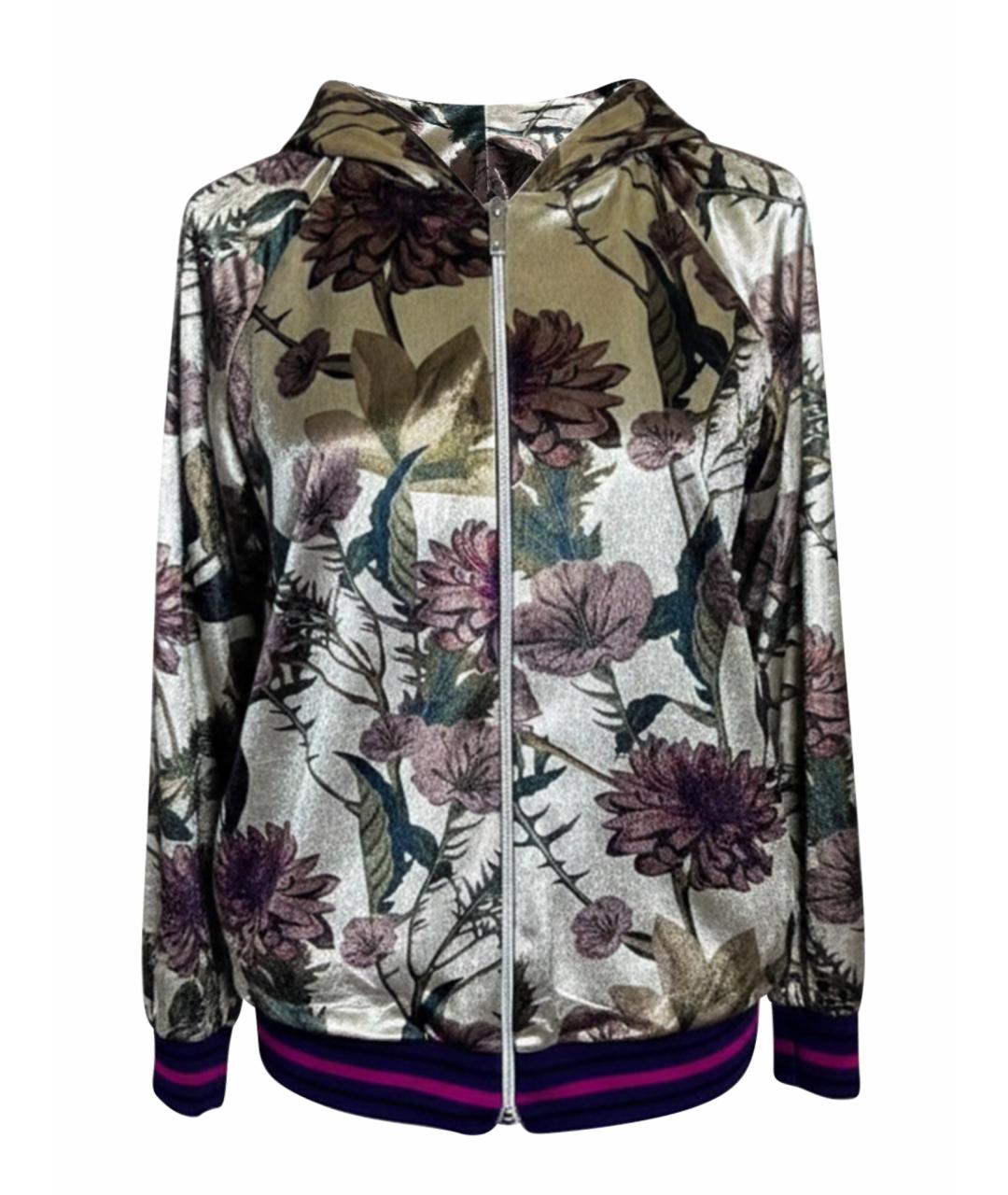 TWIN-SET Мульти велюровая спортивная куртка, фото 1