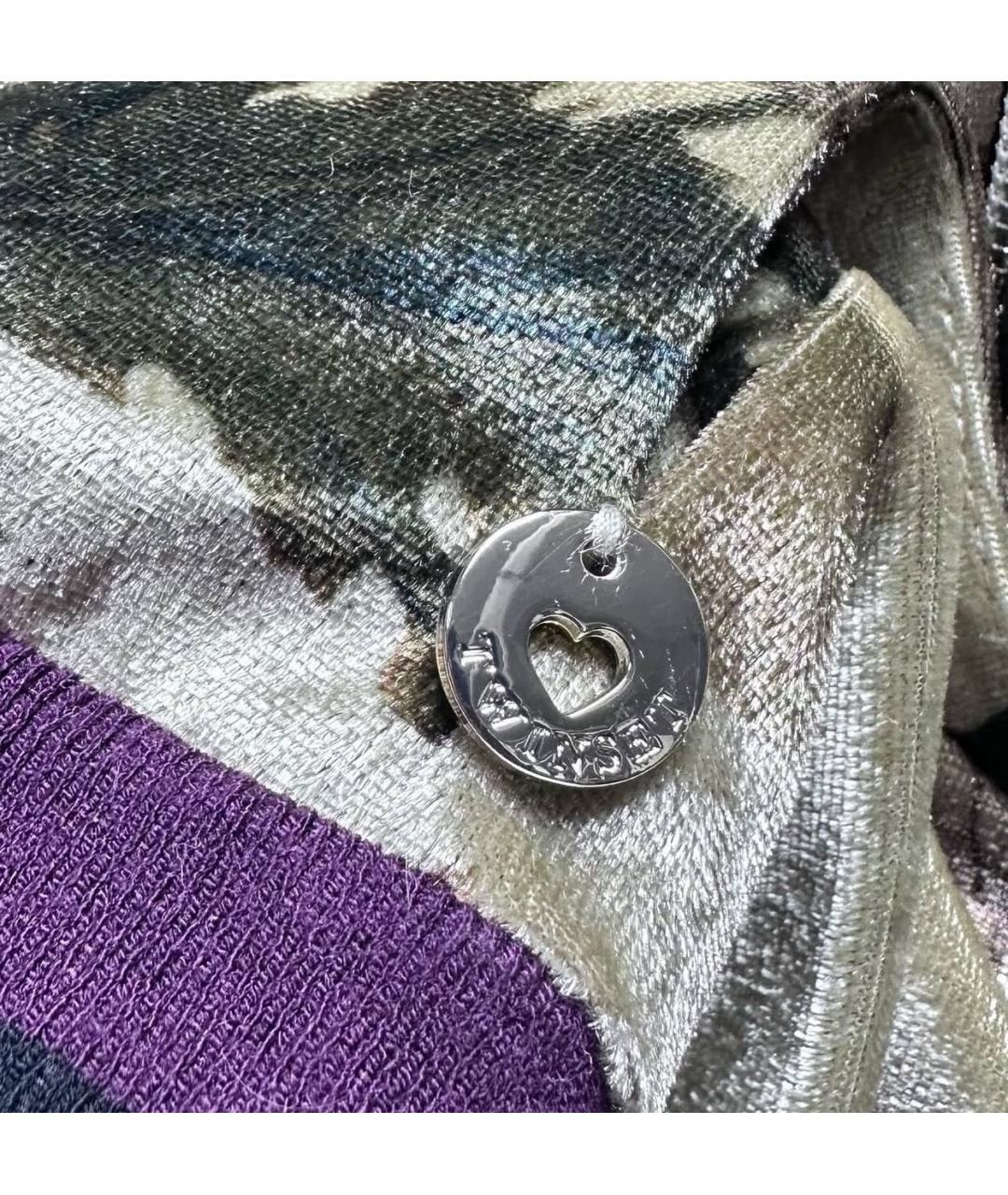 TWIN-SET Мульти велюровая спортивная куртка, фото 4