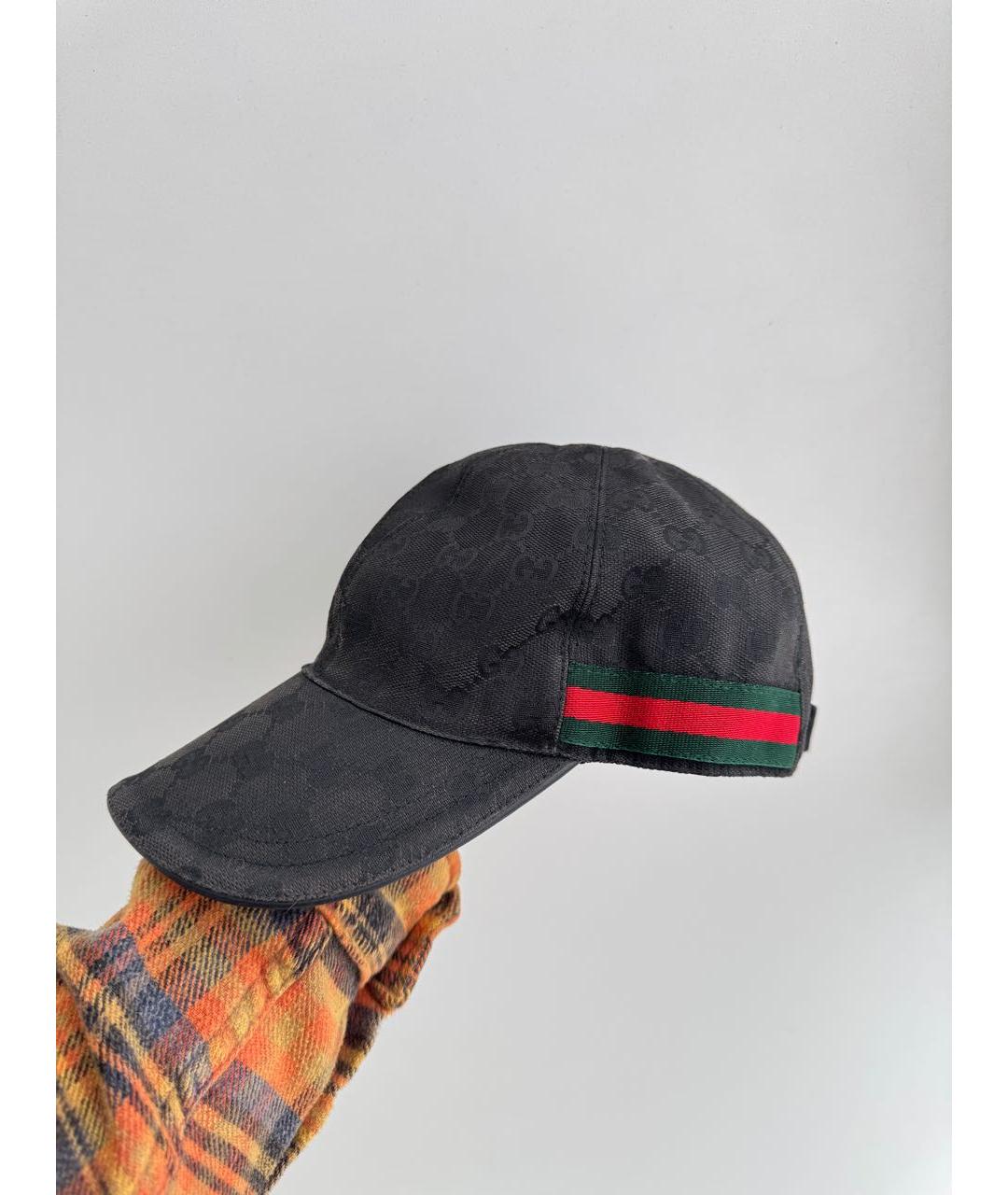 GUCCI Черная хлопковая кепка/бейсболка, фото 5