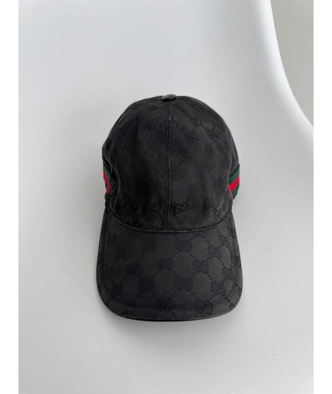 GUCCI Черная хлопковая кепка/бейсболка, фото 9