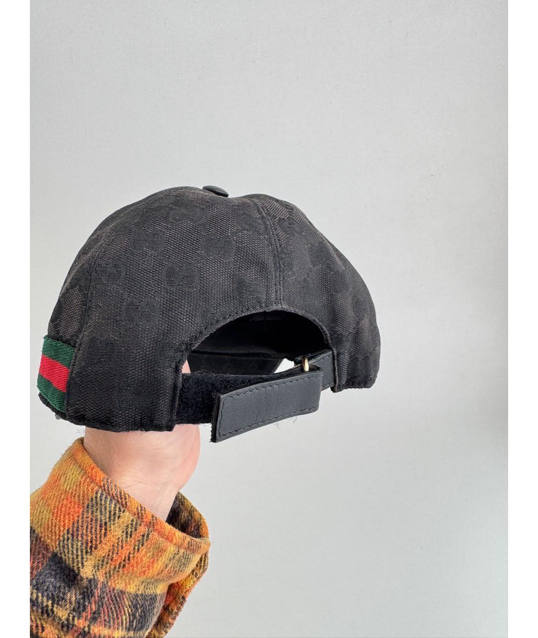 GUCCI Черная хлопковая кепка/бейсболка, фото 3