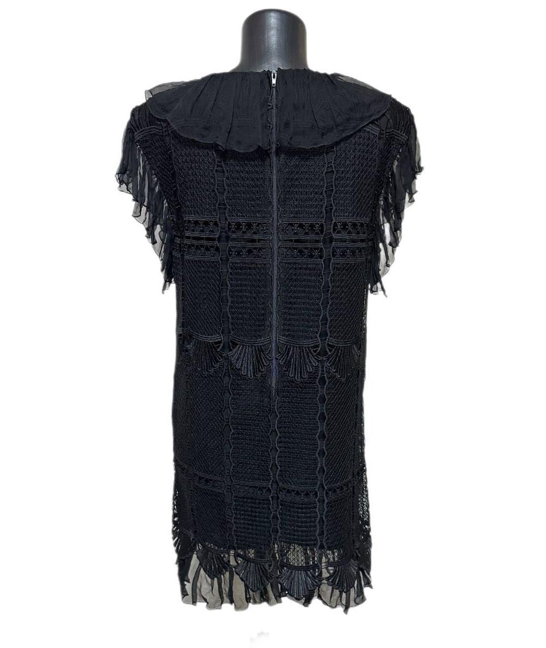 NISSA Черное шелковое коктейльное платье, фото 2