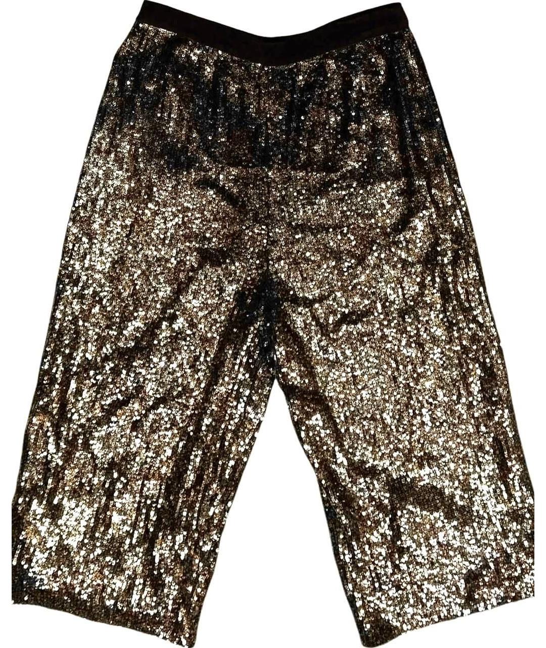 LIVIANA CONTI Золотые полиэстеровые кюлоты, фото 5