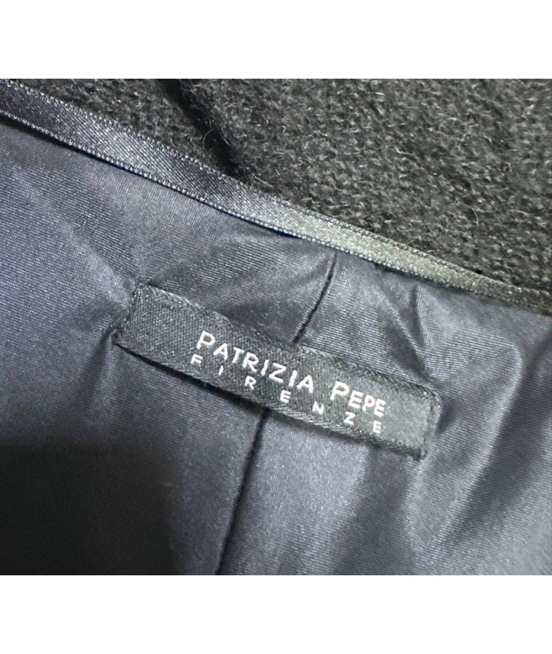 PATRIZIA PEPE Черный шерстяной кардиган, фото 3