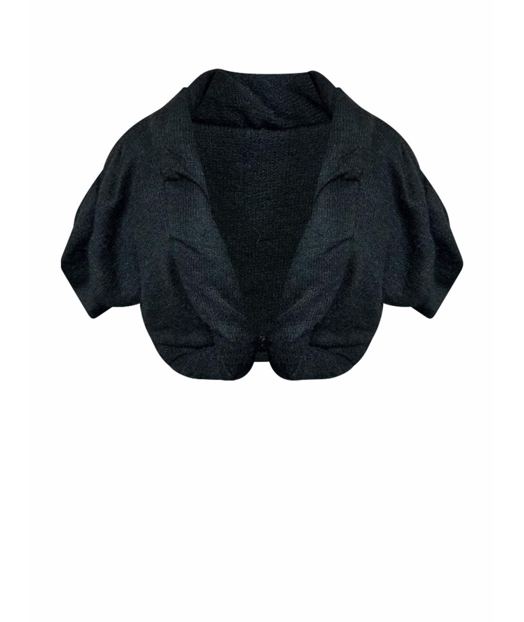 PATRIZIA PEPE Черный шерстяной кардиган, фото 1