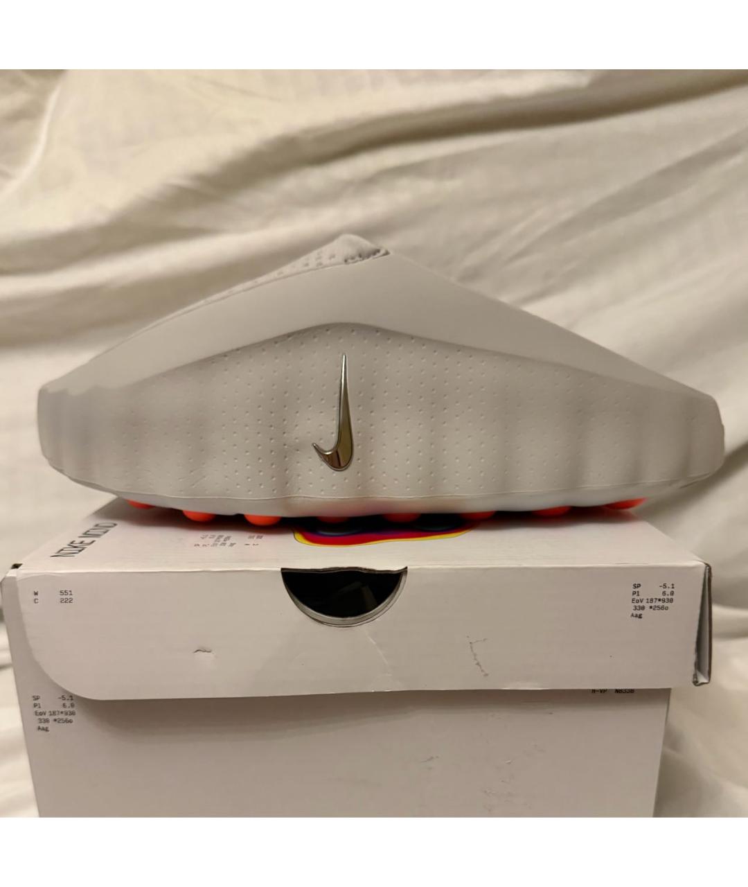 NIKELAB Серые резиновые шлепанцы, фото 8