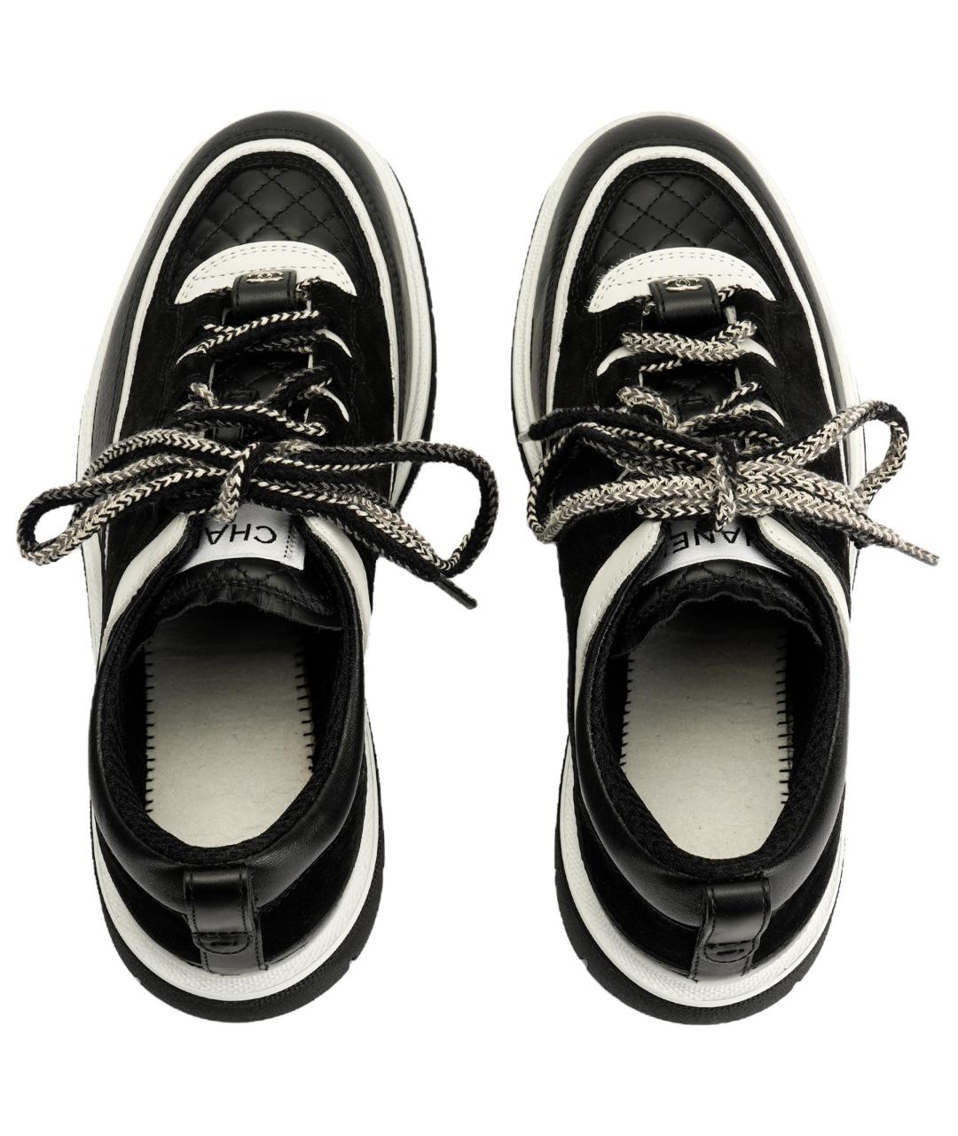 CHANEL Черные кроссовки, фото 3