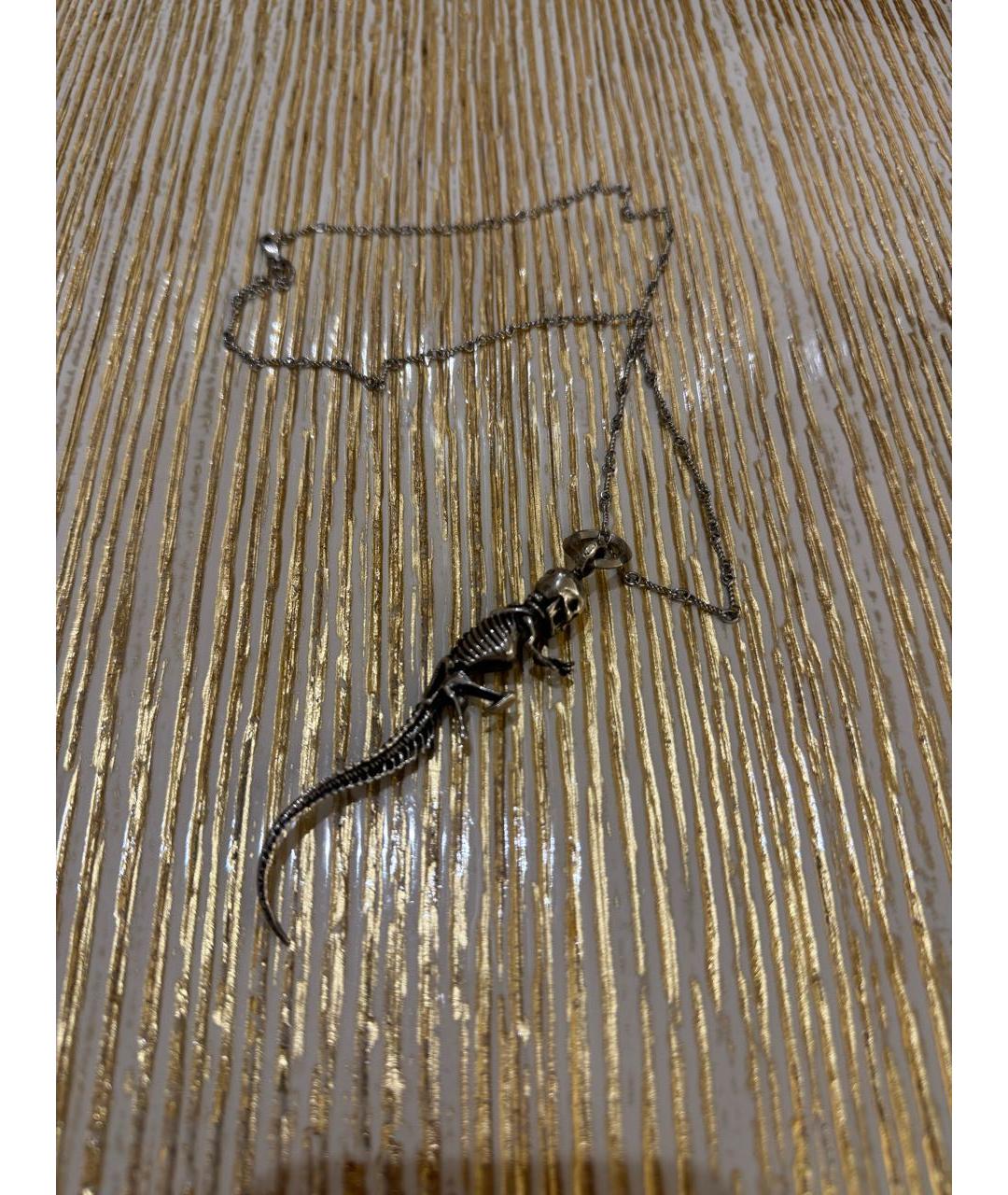 CHROME HEARTS Серая серебряная цепочка/подвеска, фото 4