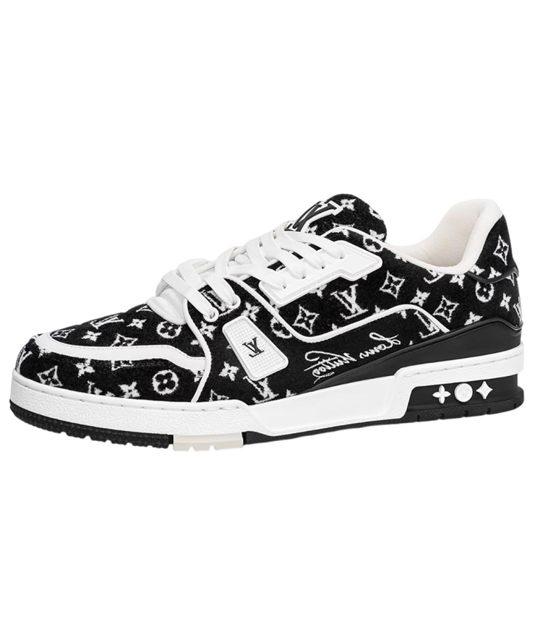 LOUIS VUITTON Черные кроссовки, фото 2