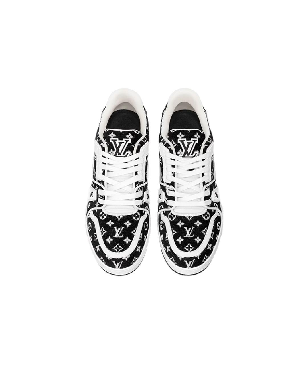 LOUIS VUITTON Черные кроссовки, фото 3