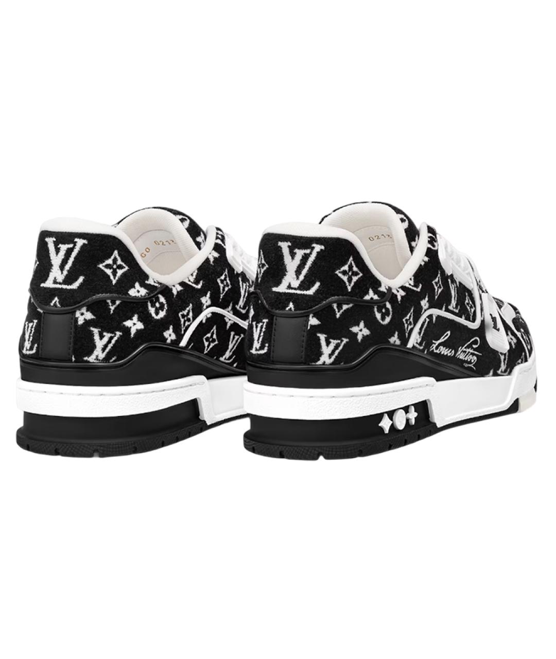 LOUIS VUITTON Черные кроссовки, фото 4