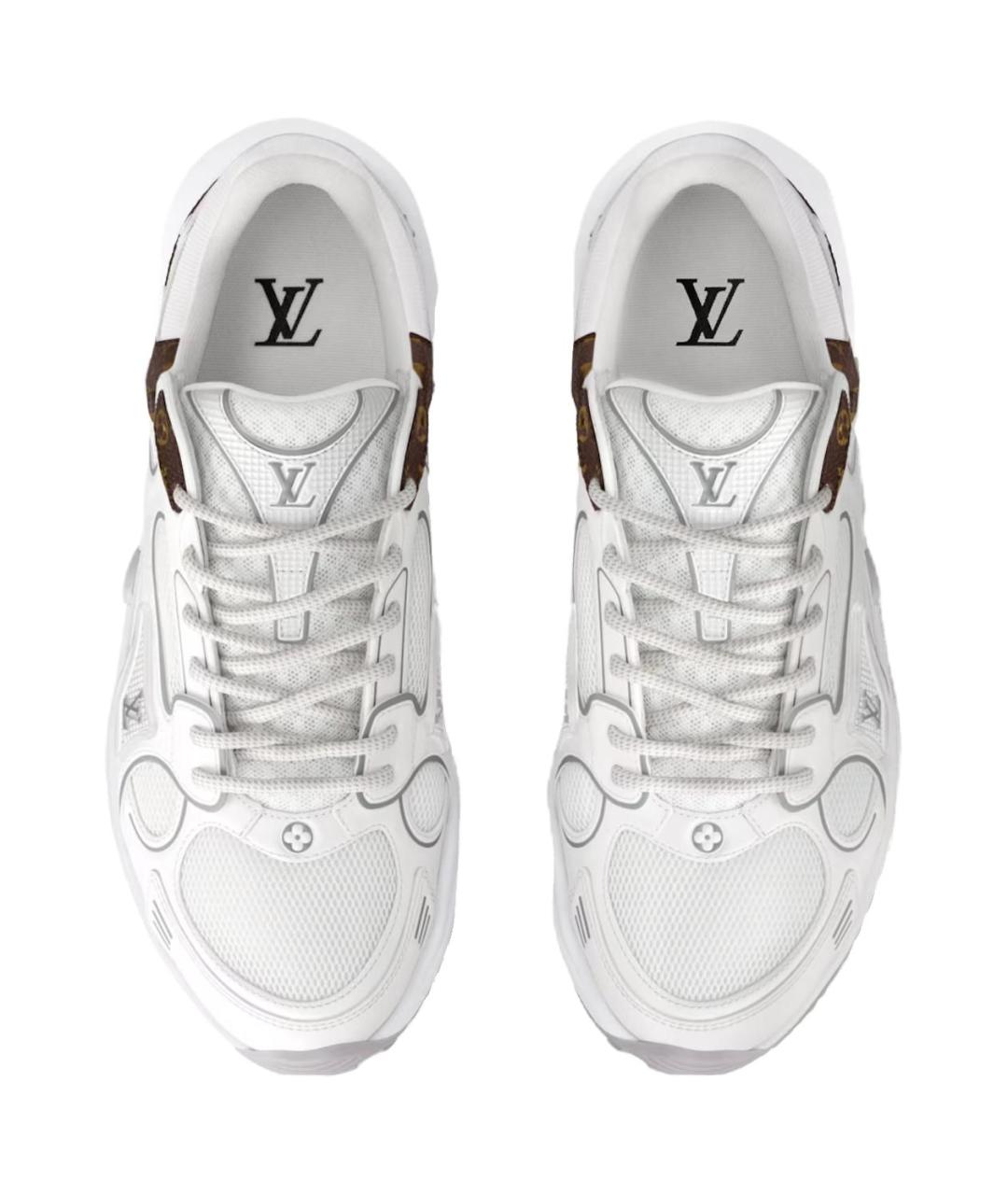 LOUIS VUITTON Белые кроссовки, фото 4