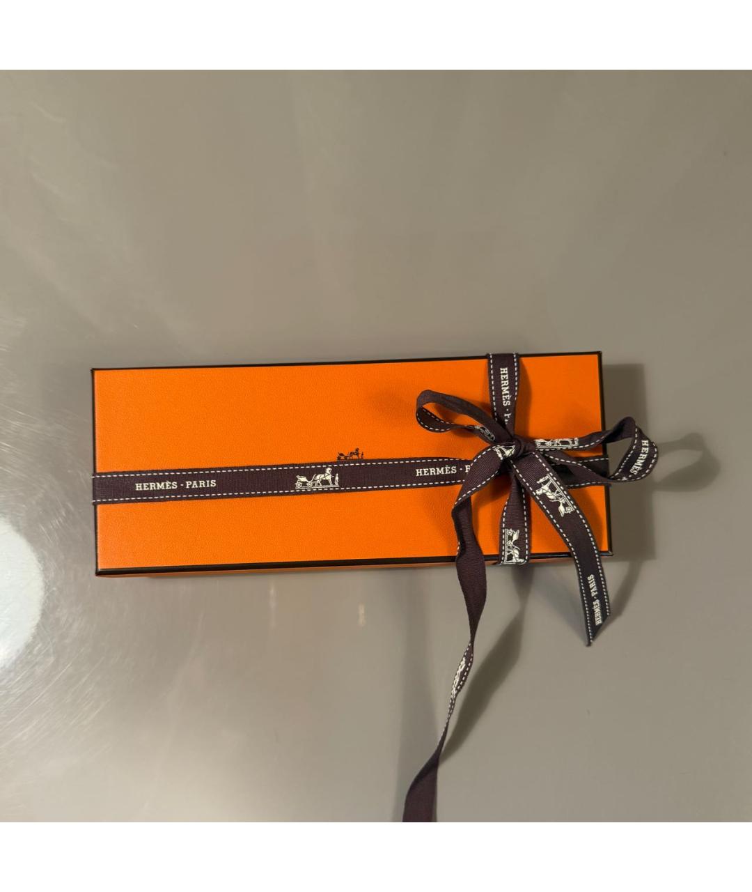 HERMES Оранжевый брелок, фото 2