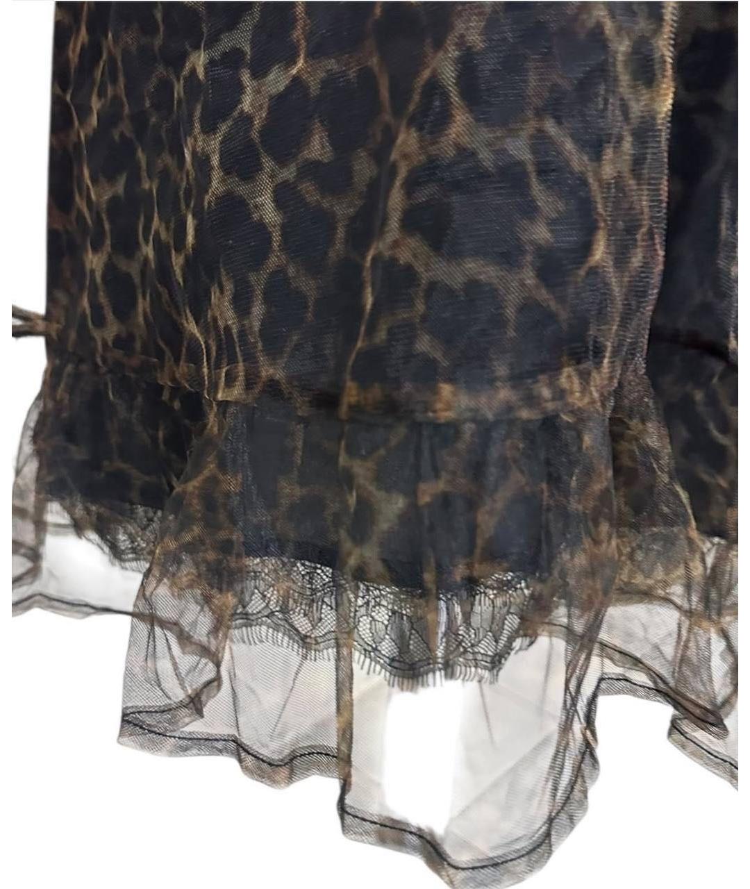 TWIN-SET Хаки полиэстеровое коктейльное платье, фото 6