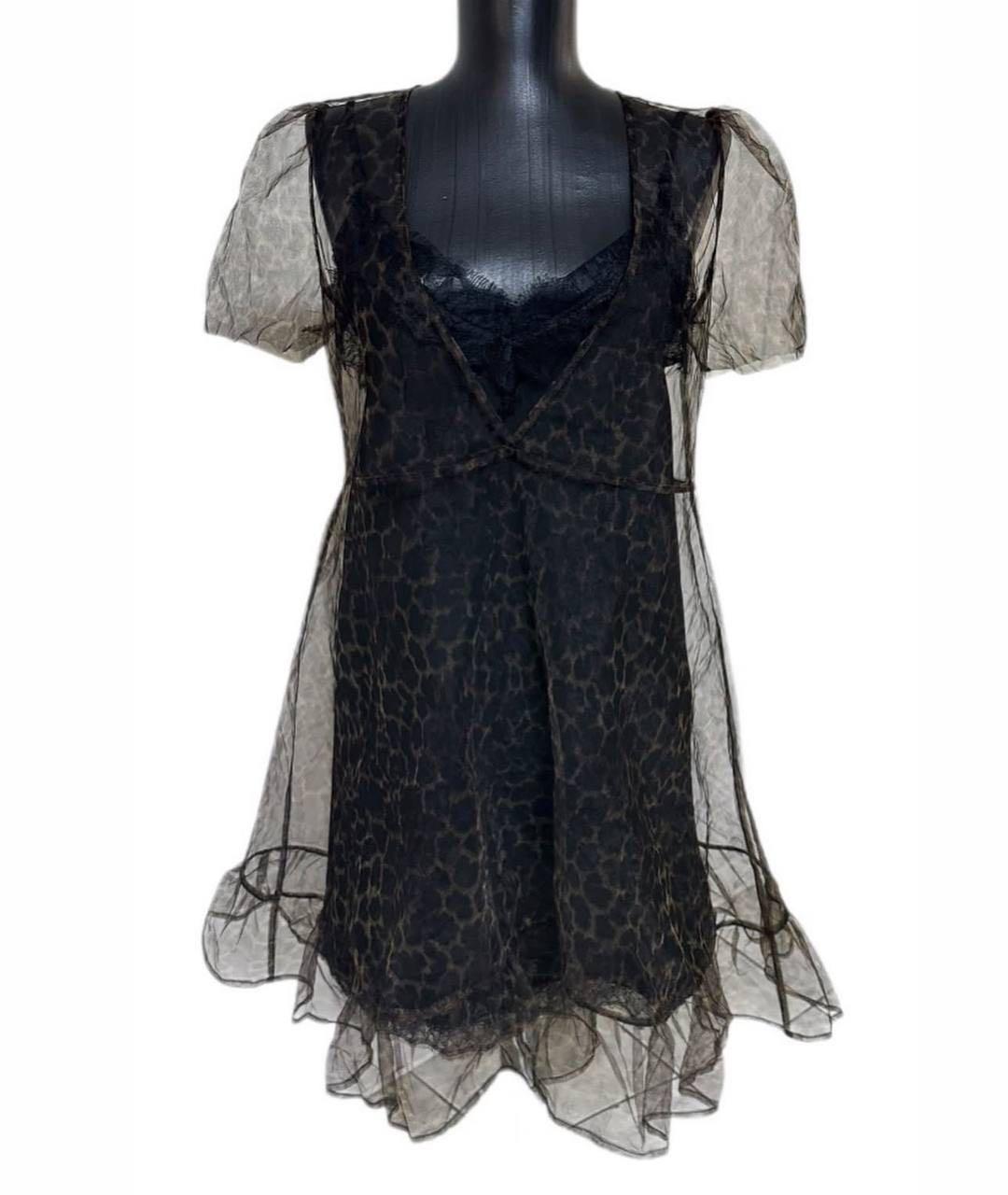 TWIN-SET Хаки полиэстеровое коктейльное платье, фото 9