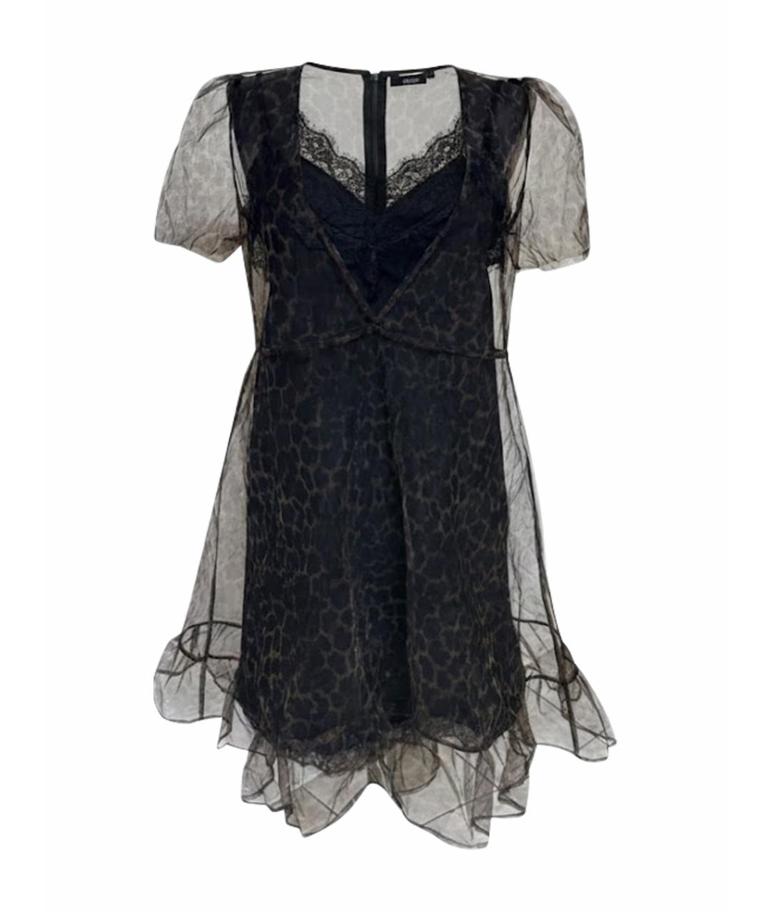 TWIN-SET Хаки полиэстеровое коктейльное платье, фото 1