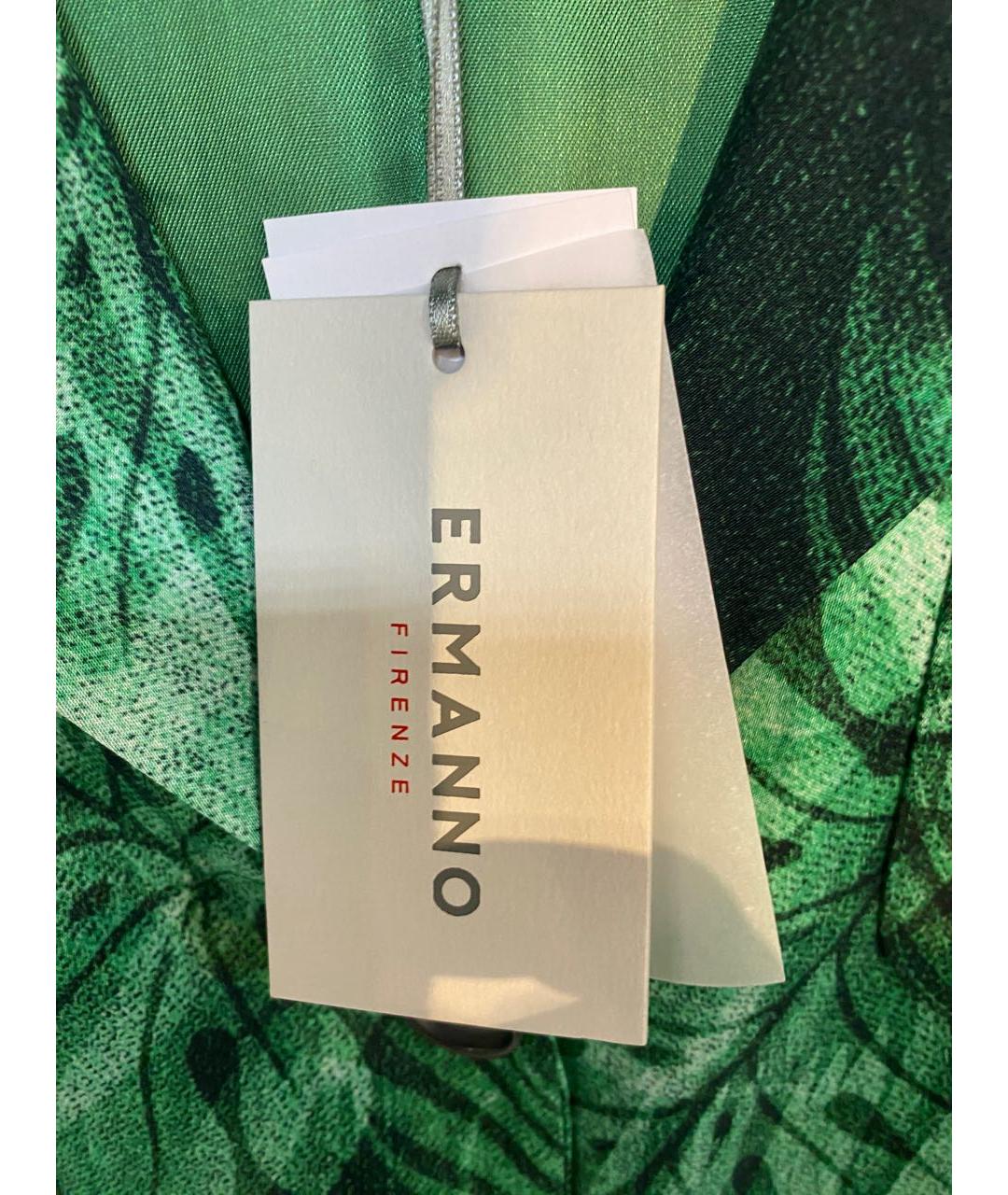 ERMANNO FIRENZE Зеленый вискозный костюм с брюками, фото 3