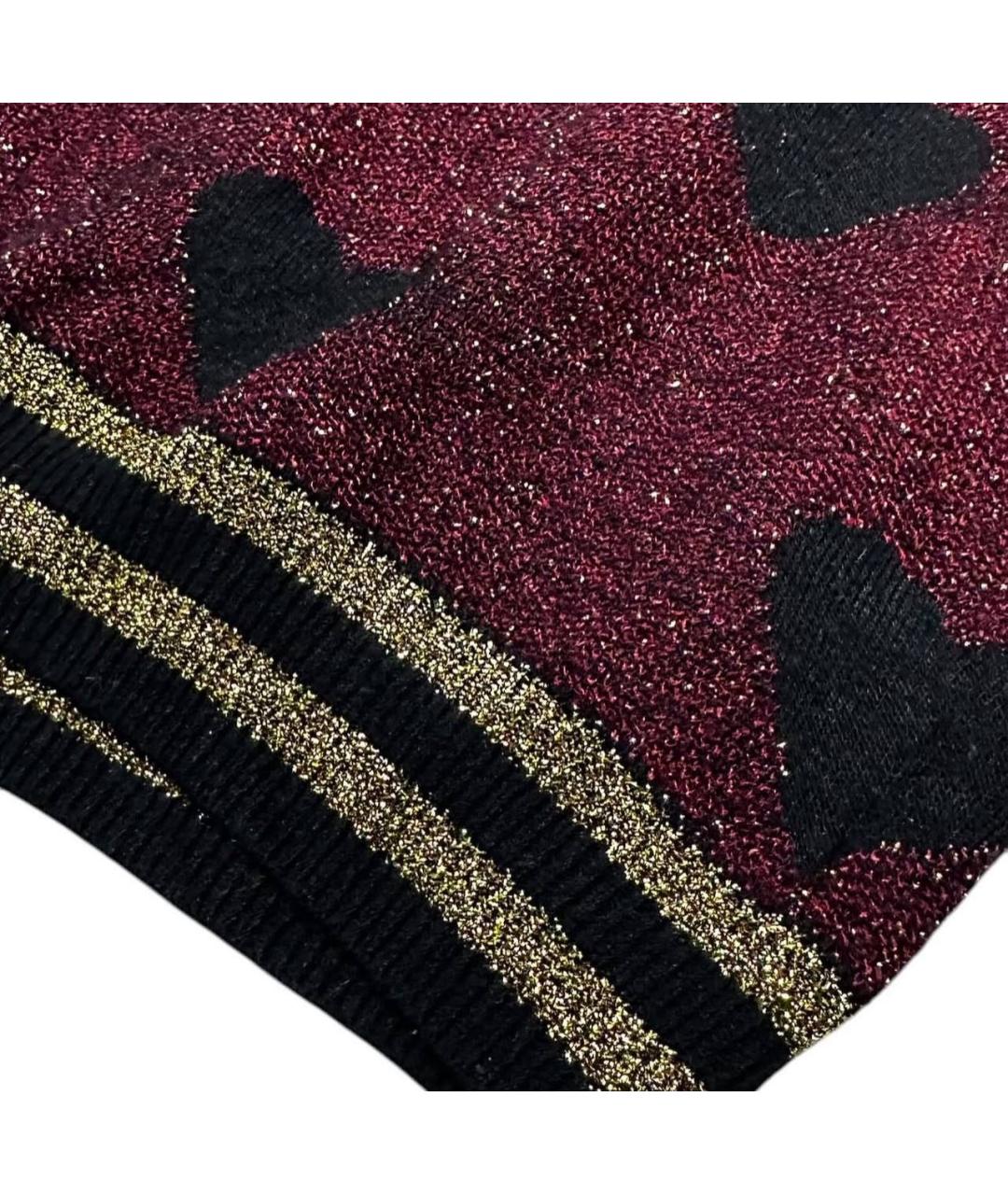 LIU JO Бордовый вискозный джемпер / свитер, фото 7