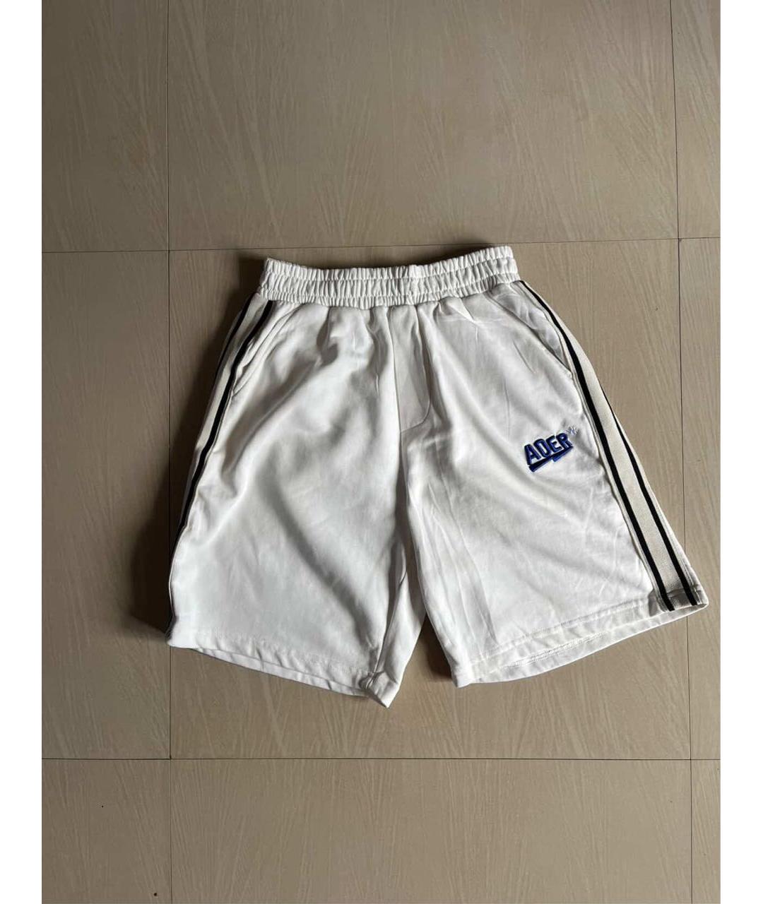 ADER ERROR Белые хлопковые шорты, фото 5