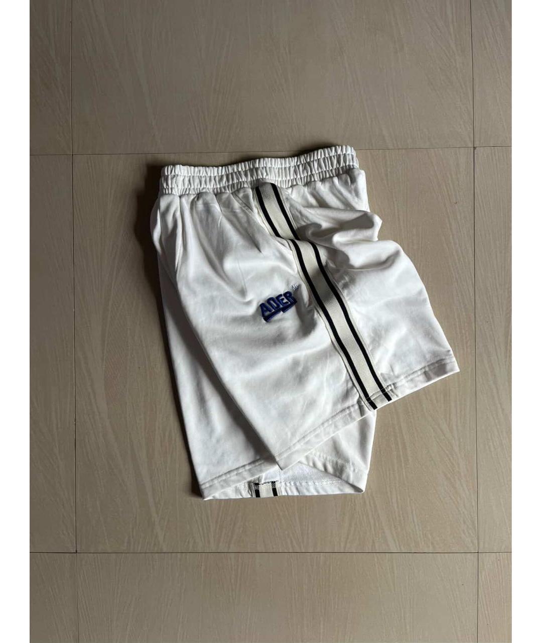 ADER ERROR Белые хлопковые шорты, фото 2