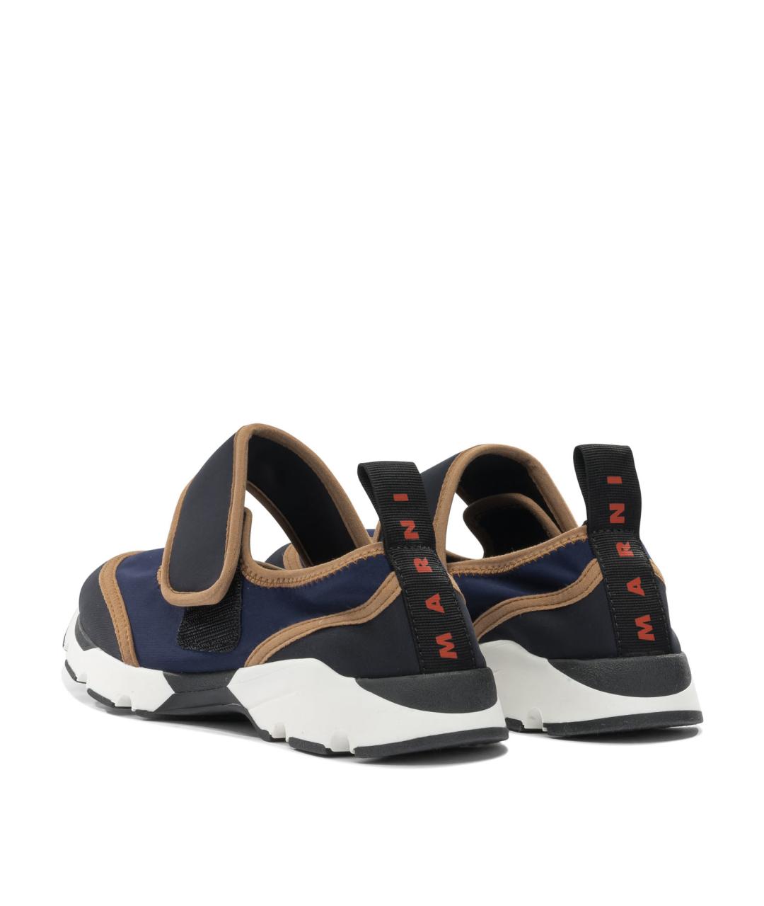 MARNI Мульти синтетические кроссовки, фото 4